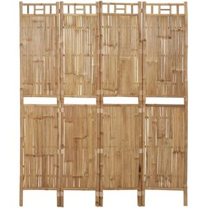 vidaXL 4-Panel Bamboo Room Divider - Room Separator - Privacy Screen vidaXL 4-Panel Bamboo Room Divider - Room Separator - Privacy Screen