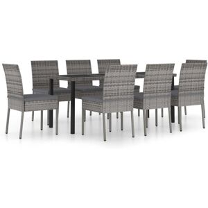 vidaXL Outdoor Dining Set 9 Piece - Garden Patio Furniture vidaXL Outdoor Dining Set 9 Piece - Garden Patio Furniture