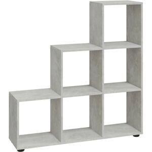 vidaXL Treppenregal Beton Grau - Regal vidaXL Treppenregal Beton Grau - Regal