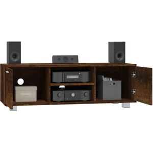 vidaXL Smoked Oak TV Cabinet - Modern Storage Solution vidaXL Smoked Oak TV Cabinet - Modern Storage Solution