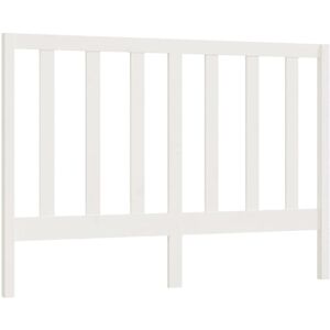 vidaXL White 146x4x100 cm Solid Pine Headboard - Headboard vidaXL White 146x4x100 cm Solid Pine Headboard - Headboard