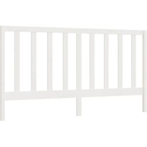 vidaXL White 206x4x100 cm Solid Pine Wood Bed Headboard - Wooden Furniture vidaXL White 206x4x100 cm Solid Pine Wood Bed Headboard - Wooden Furniture