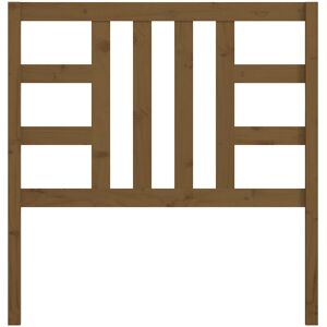 vidaXL Headboard Honey Brown 96x4x100 cm Solid Pine Wood - Headboard vidaXL Headboard Honey Brown 96x4x100 cm Solid Pine Wood - Headboard