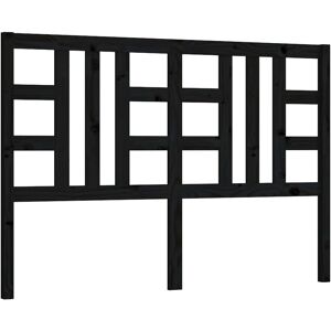 vidaXL hovedgærde sort 166x4x100 cm Massivt grantræ - Hovedgærde vidaXL hovedgærde sort 166x4x100 cm Massivt grantræ - Hovedgærde