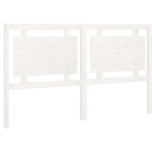 vidaXL Hodegjerde Hvit 165.5x4x100 cm Massivt furu - Hodegjerde vidaXL Hodegjerde Hvit 165.5x4x100 cm Massivt furu - Hodegjerde