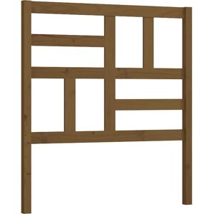 vidaXL Honey Brown 96x4x104 cm Solid Pine Bed Headboard - Bed Headboard vidaXL Honey Brown 96x4x104 cm Solid Pine Bed Headboard - Bed Headboard