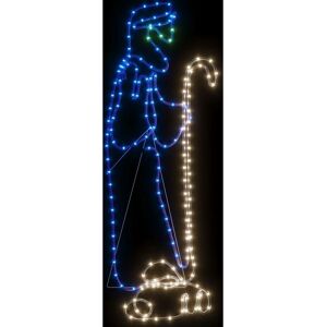 Décoration de Noël Shepherd et Agneau vidaXL - 168 LED - 102,5x35 cm Décoration de Noël Shepherd et Agneau vidaXL - 168 LED - 102,5x35 cm