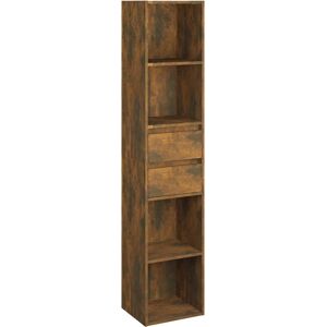 vidaXL Rauch Eichen Buchregal - Stauraum Möbel vidaXL Rauch Eichen Buchregal - Stauraum Möbel
