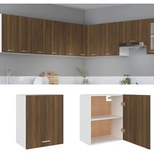 vidaXL Brown Oak Kitchen Cabinet - Space Saver, Moisture Resistant, 60 kg Max vidaXL Brown Oak Kitchen Cabinet - Space Saver, Moisture Resistant, 60 kg Max