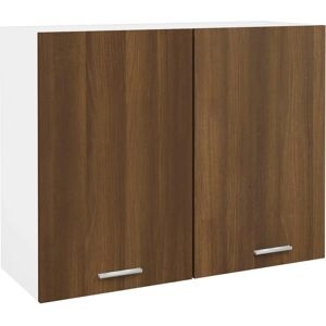 vidaXL Brown Oak Kitchen Cabinet - Engineered Wood Storage Shelf vidaXL Brown Oak Kitchen Cabinet - Engineered Wood Storage Shelf