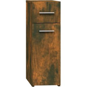 vidaXL Smoked Oak Apothecary Cabinet - 20x45.5x60 cm Storage - Wood vidaXL Smoked Oak Apothecary Cabinet - 20x45.5x60 cm Storage - Wood