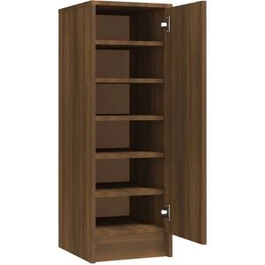 vidaXL Brown Oak Shoe Cabinet - Shoe Storage Shelf - 6 Compartments vidaXL Brown Oak Shoe Cabinet - Shoe Storage Shelf - 6 Compartments