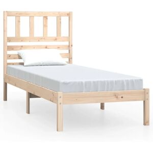 vidaXL 3101003 Rammemadrass - Brun, 140x190 cm, Tre, Stabil, Moderne vidaXL 3101003 Rammemadrass - Brun, 140x190 cm, Tre, Stabil, Moderne