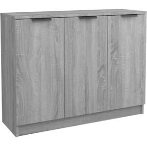 vidaXL Sideboard Sonoma grau 90,5x30x70 cm Holzwerkstoff - Sideboard vidaXL Sideboard Sonoma grau 90,5x30x70 cm Holzwerkstoff - Sideboard