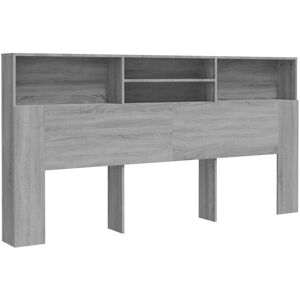 vidaXL Dulap pentru tetiere gri Sonoma - Mobilier de depozitare vidaXL Dulap pentru tetiere gri Sonoma - Mobilier de depozitare