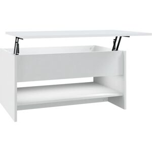 vidaXL 809656 Hvit Engineered Wood Kaffebord - Kaffebord vidaXL 809656 Hvit Engineered Wood Kaffebord - Kaffebord