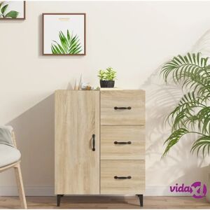 vidaXL Sonoma Oak Sideboard - Living Room Storage Furniture vidaXL Sonoma Oak Sideboard - Living Room Storage Furniture