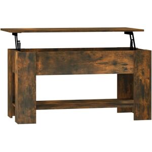 vidaXL Smoked Oak Coffee Table with Lift-top, 101x49x52 cm vidaXL Smoked Oak Coffee Table with Lift-top, 101x49x52 cm