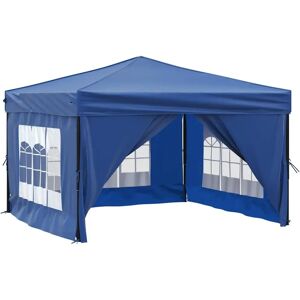vidaXL Blue Folding Party Tent 3x3 m - Party Tent vidaXL Blue Folding Party Tent 3x3 m - Party Tent