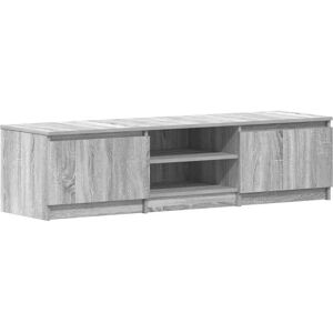 vidaXL Grey Sonoma TV Cabinet Engineered Wood - TV Type vidaXL Grey Sonoma TV Cabinet Engineered Wood - TV Type
