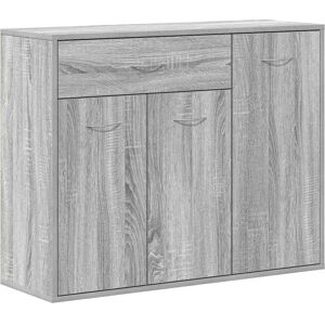 Buffet Sonoma Gris vidaXL - Rangement & Exposition - 88x30x70 cm - Publicité Buffet Sonoma Gris vidaXL - Rangement & Exposition - 88x30x70 cm - Publicité
