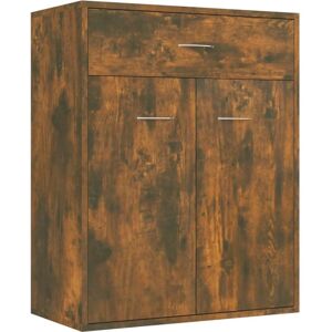 vidaXL Smoked Oak Sideboard with Storage - Sideboard vidaXL Smoked Oak Sideboard with Storage - Sideboard