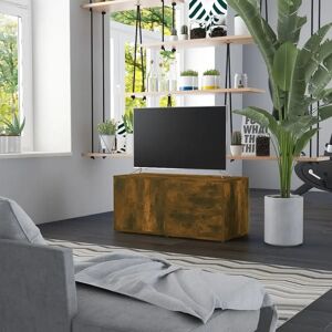 vidaXL 815495 Smoked Oak TV Cabinet - TV furniture vidaXL 815495 Smoked Oak TV Cabinet - TV furniture