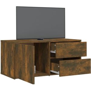 vidaXL 815495 Smoked Oak TV Cabinet - TV furniture vidaXL 815495 Smoked Oak TV Cabinet - TV furniture