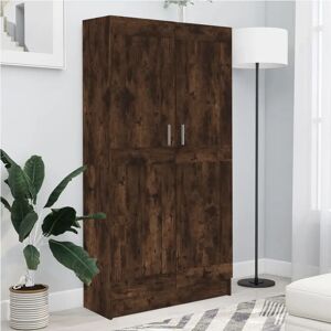vidaXL Smoked Oak Book Cabinet - Engineered Wood Storage Rack - Bookcase - Sideboard vidaXL Smoked Oak Book Cabinet - Engineered Wood Storage Rack - Bookcase - Sideboard