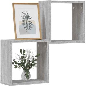 vidaXL Wall Cube Shelves - Modern Durable Storage Display vidaXL Wall Cube Shelves - Modern Durable Storage Display