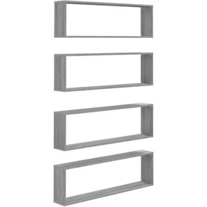 vidaXL Wall Shelves Grey Sonoma - Wall Shelves vidaXL Wall Shelves Grey Sonoma - Wall Shelves
