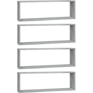 vidaXL 815919 Graue Wandregale - Regal vidaXL 815919 Graue Wandregale - Regal