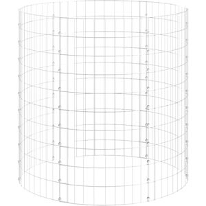 vidaXL 100x100 cm Galvanisert stål hagegabion vidaXL 100x100 cm Galvanisert stål hagegabion