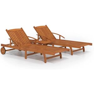 VidaXL Gartensessel-Set - Sitzmöbel aus Akazienholz VidaXL Gartensessel-Set - Sitzmöbel aus Akazienholz