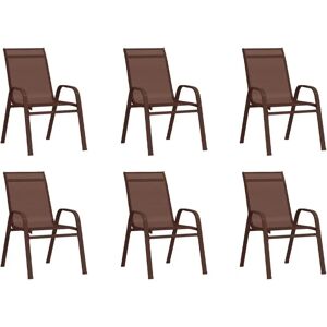 VIDAXL Maisonchic - Garden Dining Set - Brown & Black VIDAXL Maisonchic - Garden Dining Set - Brown & Black