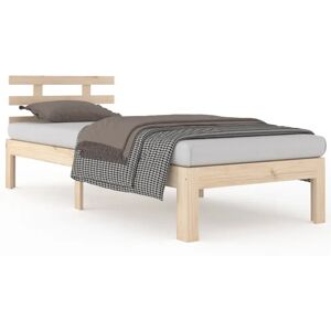 vidaXL Solid Wood Bed 90x190 cm - Single vidaXL Solid Wood Bed 90x190 cm - Single