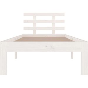 vidaXL Bed Frame White 90x190cm - Bed Frame vidaXL Bed Frame White 90x190cm - Bed Frame