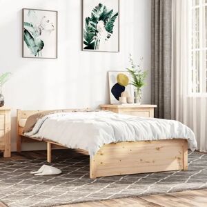 vidaXL Solid Wood Bed 100x200 cm - Stable & Stylish vidaXL Solid Wood Bed 100x200 cm - Stable & Stylish