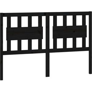 vidaXL Black Solid Pine Bed Headboard - Bedroom Decor vidaXL Black Solid Pine Bed Headboard - Bedroom Decor
