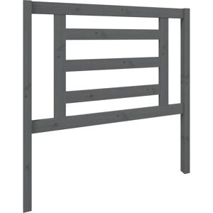 vidaXL Hodegjerde Grå 96x4x100 cm Massivt Furu - Hodegjerde vidaXL Hodegjerde Grå 96x4x100 cm Massivt Furu - Hodegjerde