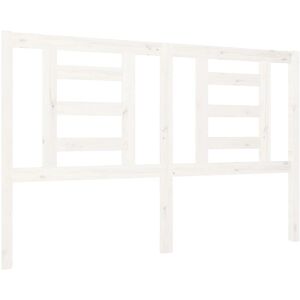 vidaXL sengerand hvid massiv fyr - Sengerand vidaXL sengerand hvid massiv fyr - Sengerand