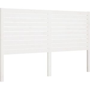 vidaXL hvitt nakkestykke - 126x4x100 cm - Senghode vidaXL hvitt nakkestykke - 126x4x100 cm - Senghode