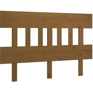 vidaXL Kopfteil Honig Braun 203.5x3x81 cm Massiv Kiefernholz - Kopfteil vidaXL Kopfteil Honig Braun 203.5x3x81 cm Massiv Kiefernholz - Kopfteil
