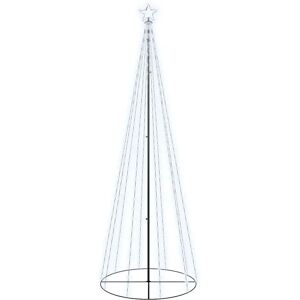 vidaXL LED Christmas Tree Cone Shape White 310 LEDs 100x300 cm vidaXL LED Christmas Tree Cone Shape White 310 LEDs 100x300 cm