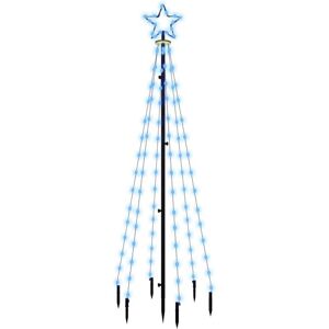vidaXL Blue LED Christmas Tree 180cm - All-surface Decor vidaXL Blue LED Christmas Tree 180cm - All-surface Decor