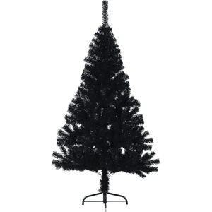 vidaXL Schwarzer 150cm Künstlicher Halber Weihnachtsbaum - Weihnachtsbaum vidaXL Schwarzer 150cm Künstlicher Halber Weihnachtsbaum - Weihnachtsbaum