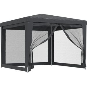 vidaXL Anthracite Party Tent with Mesh Sides 3x3 m - Party Tent vidaXL Anthracite Party Tent with Mesh Sides 3x3 m - Party Tent