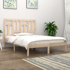 vidaXL Solid Pine Wood Bed - Stable 160x200 cm - Bed vidaXL Solid Pine Wood Bed - Stable 160x200 cm - Bed