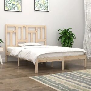 vidaXL Solid Pine Wood Bed - Stable 160x200 cm - Bed vidaXL Solid Pine Wood Bed - Stable 160x200 cm - Bed