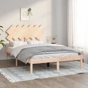 vidaXL Brown 120x200cm Solid Wood Bed Frame - Bedroom Decor vidaXL Brown 120x200cm Solid Wood Bed Frame - Bedroom Decor